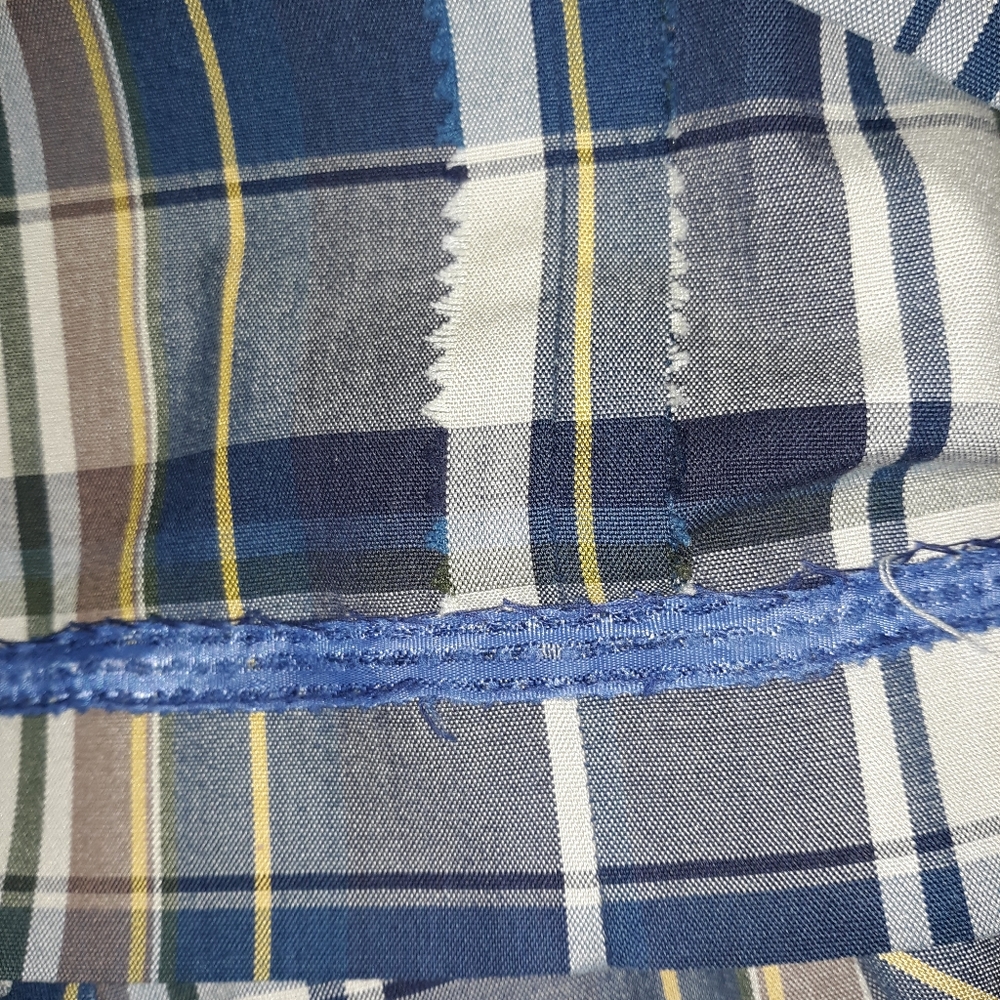 Vtg plaid sears mary Lewis koratron skirt sz 10 *R - Picture 4 of 6